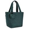 Fila Fitness Sports Casual Zipper Tote Bag Shopping Handbag Large Women tote bags Mountain-Wall-Green A13W441162FKK