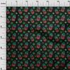 oneOone Cotton Cambric White Fabric Heart,Floral & Cupcakes Fabric For Sewing Printed Craft Fabric By The Yard 42 Inch