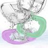 Stainless Steel Toddler Plate with Suction Base 3-Compartment Baby Bowl Non-Slip Silicone Grip Unbreakable Metal Kids Dish