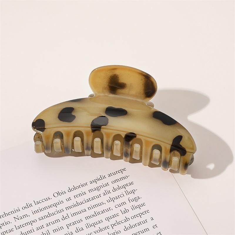 Vintage Haarspange Damen Krallenspange Elegant Leopard Geometrie Haarspangen Haaraccessoires Haarklammer Haarspangen für Haare Mädchen