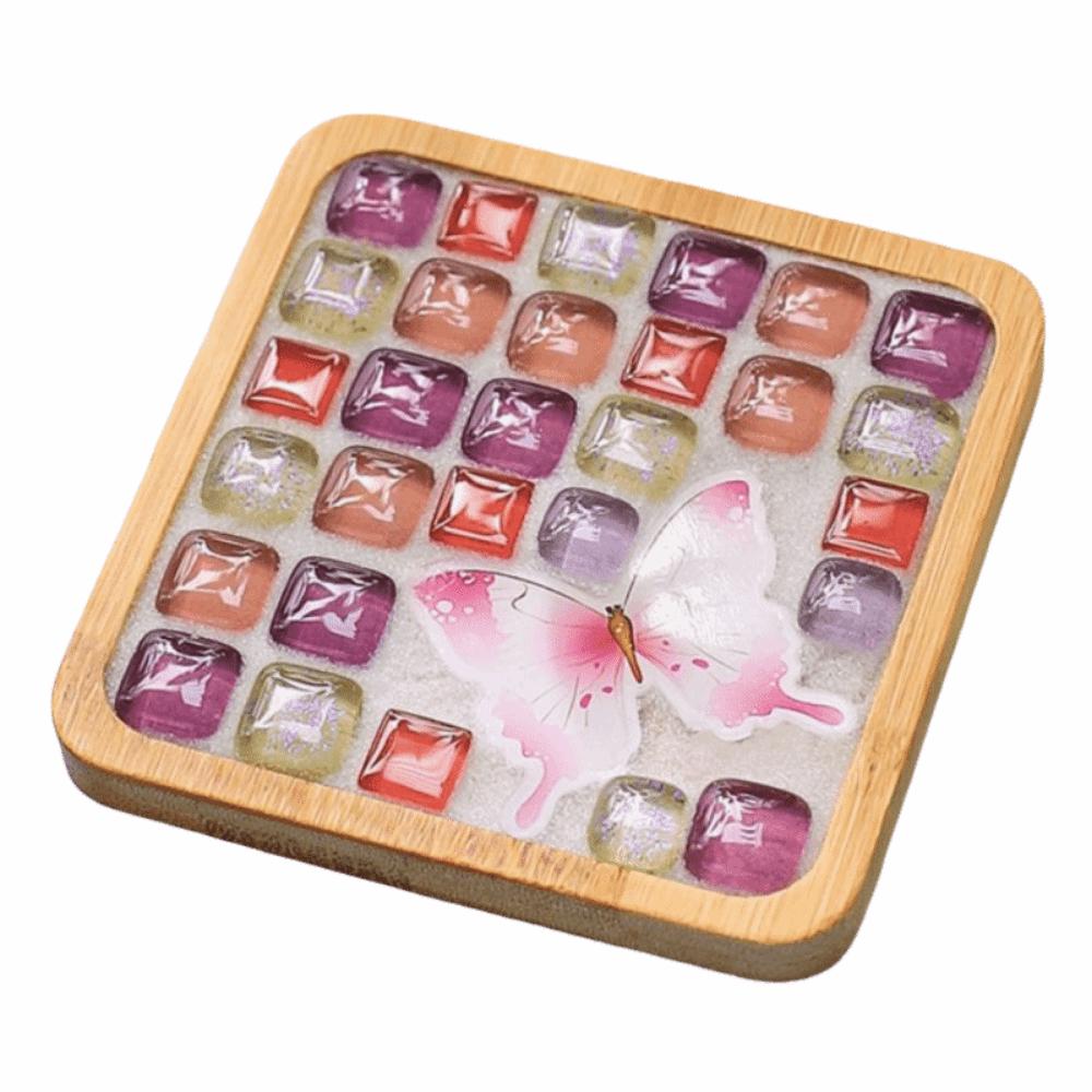 Intellectual Development DIY Mosaic Coaster Kit DIY Mosaic Cup Mat  Hands on And Brainstorming