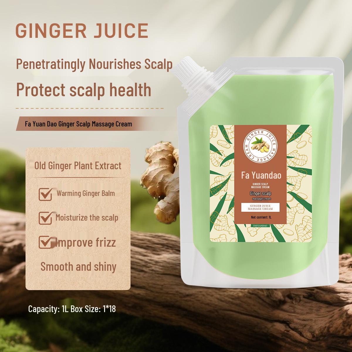 

Fayuan Dao Ginger Shampoo 1L - Nourishing, Volumizing Hair Therapy with Old Ginger Extract