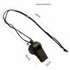 Outdoor Survival Whistle with Compass and Thermometer (5-Pack)