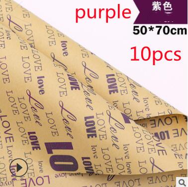 

10pcs Newspaper Wrapping Paper Bouquet Kraft Sunflower Wrapped Floral Paper 50x75 DIY Artware Package Book Cover Wrap Packing