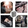 Inflatable Leg Pillow Adjustable Height Car Seat Foot Rest Portable Travel Foot Rest Pillow for Airplane Office Home Trains Cars
