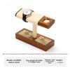 Solid Wood Smart Watch Display Stand With Charging Slot, Household Wristwatch Storage Holder For Men Women