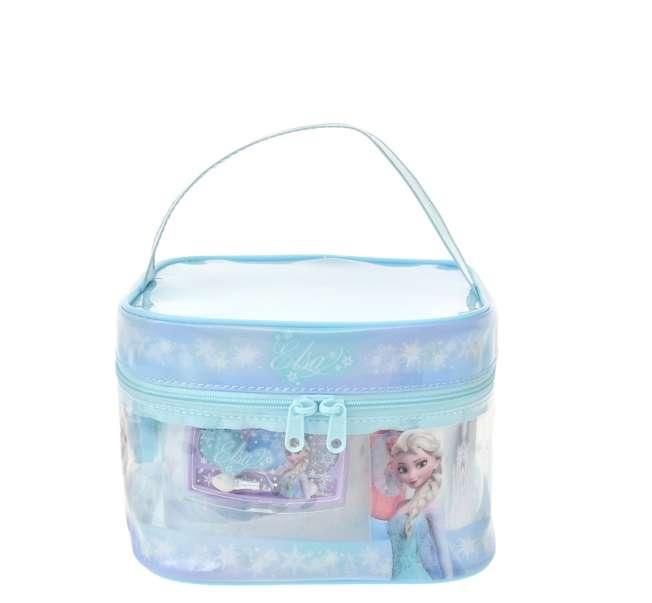 Disney Elsa Sminkesett for barn i toalettveske, Frozen Blå ( For barn ) Japan NY Disney-butikk