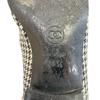 CHANEL Houndstooth pattern leather pumps black leather Used