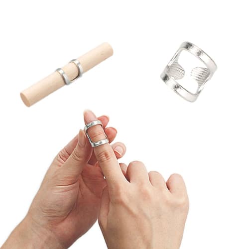 

Heberden Ring, Finger Ring/Splint, 605303(S), by Sigmax, for Fingers, Knots, Stabilizer, Support, Heberden Ring, Joint, First Joint, Tin, Deformity, M