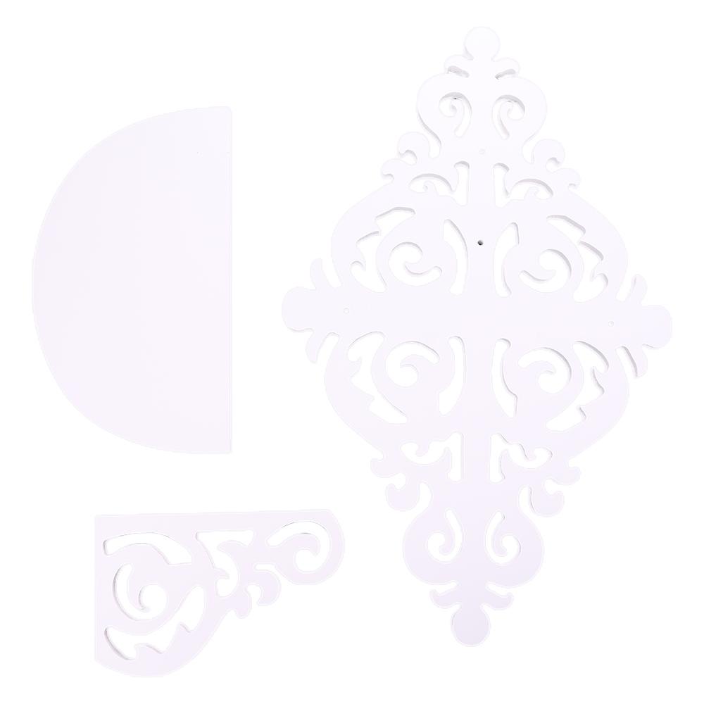 Room Decor Sharp Point Wall-mounted Floating Wall Shelf Flower Pot Rack Display Rack Storage Board