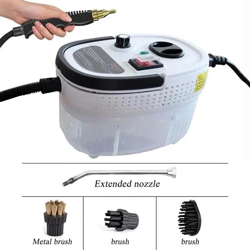 

1200 мл 2500 Вт Ручной пароочиститель Высокого давления Температурный пароочиститель Для Домашнего Кондиционера Кухонной Вытяжки Чистки Автомобиля белый