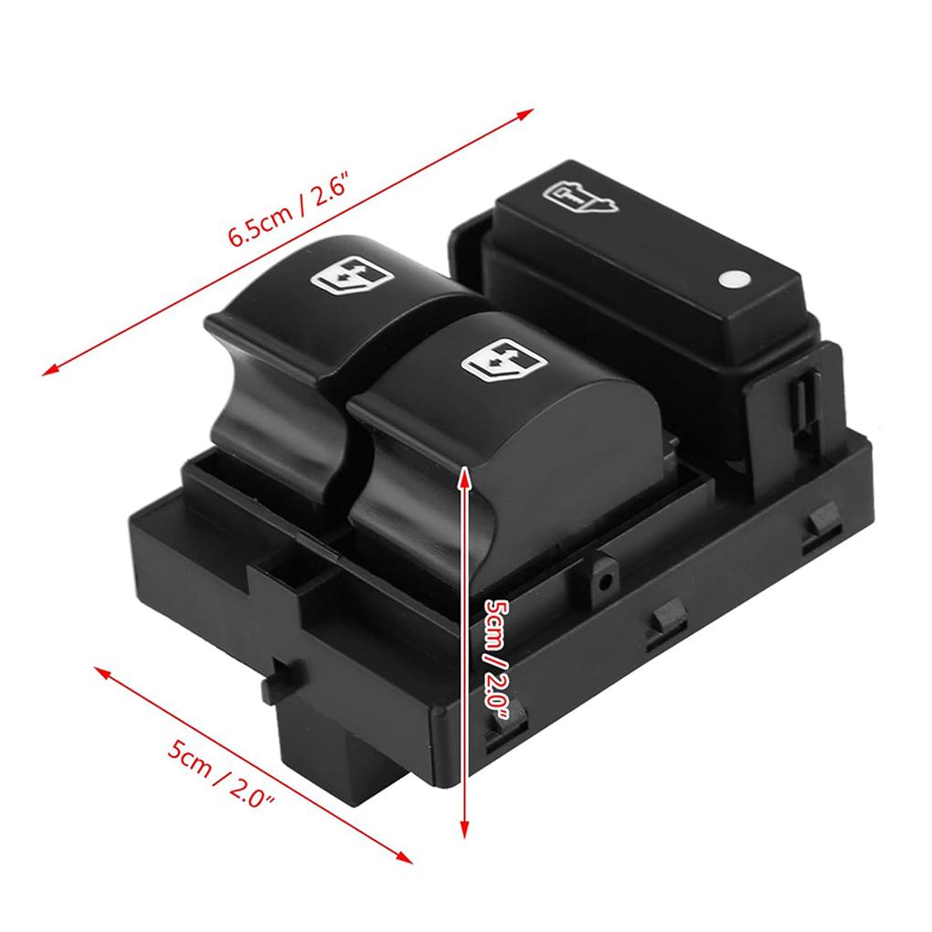 Button For Scratch Resistant Electric Window Switch Reliable And Efficient Easy Installation