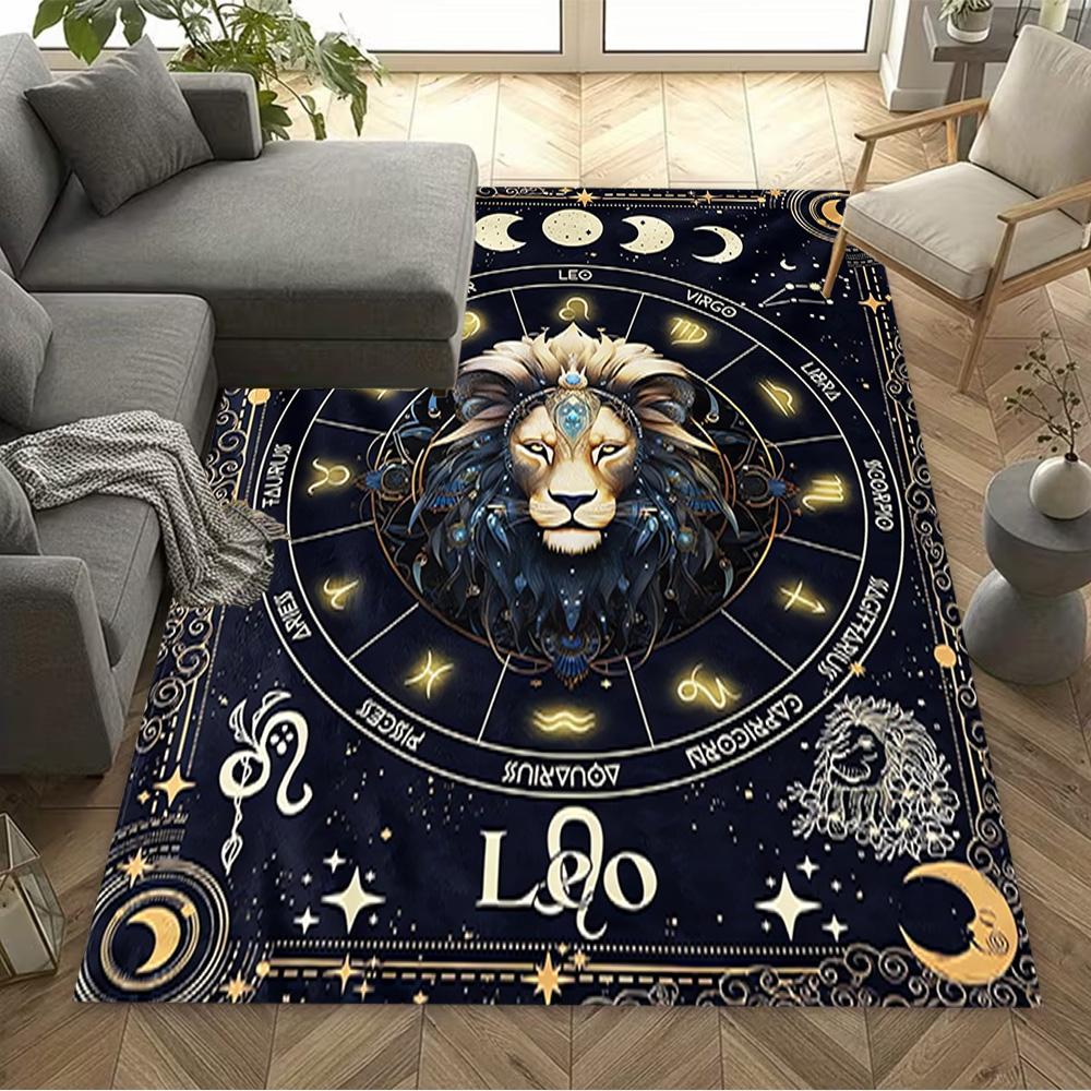 1pc compass rug home carpet non slip design for bedroom gift