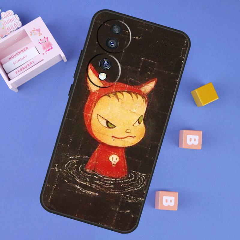 

Yoshitomo Nara Case For Honor X8b X9b X8a X9a X6a X7a X6 X7 X8 X9 Honor 90 Lite 70 50 Magic 5 6 Pro Cover Honor 90