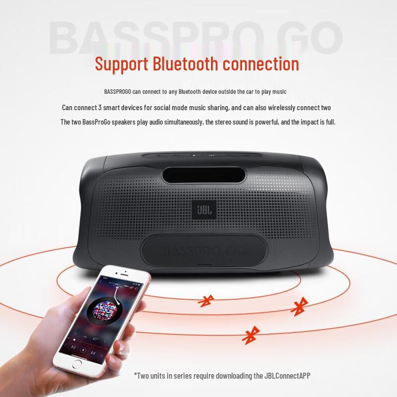 JBL BassPro GO Powered Car Subwoofer & Portable Bluetooth Speaker