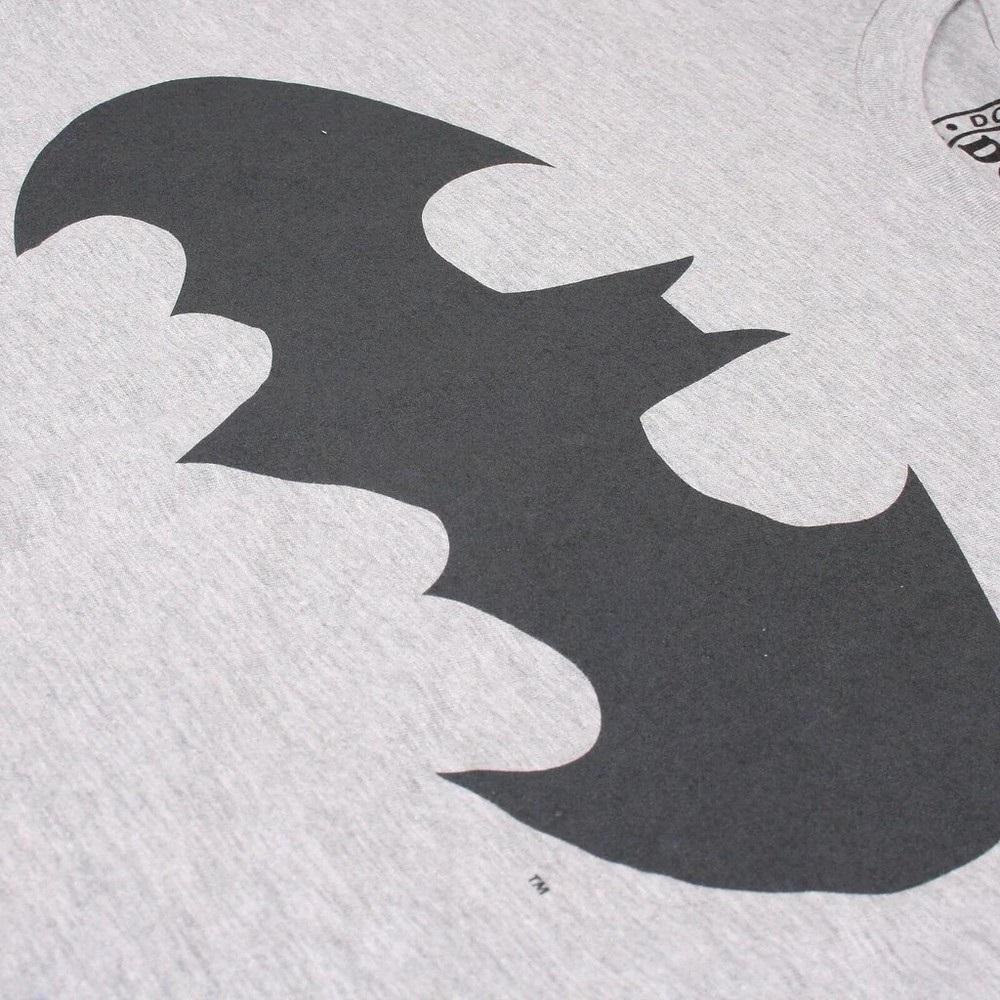 Batman Mens Mono Marl T-Shirt