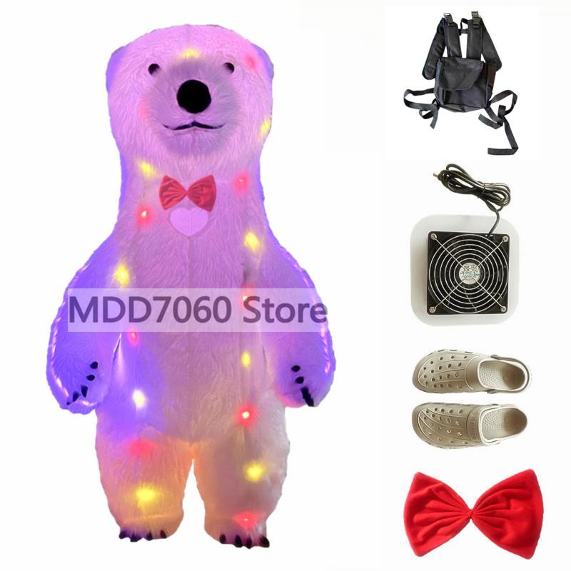 Inflatable Giant Panda Costume Funny Plush Mascot Suit For Street Party Role Play Cosplay