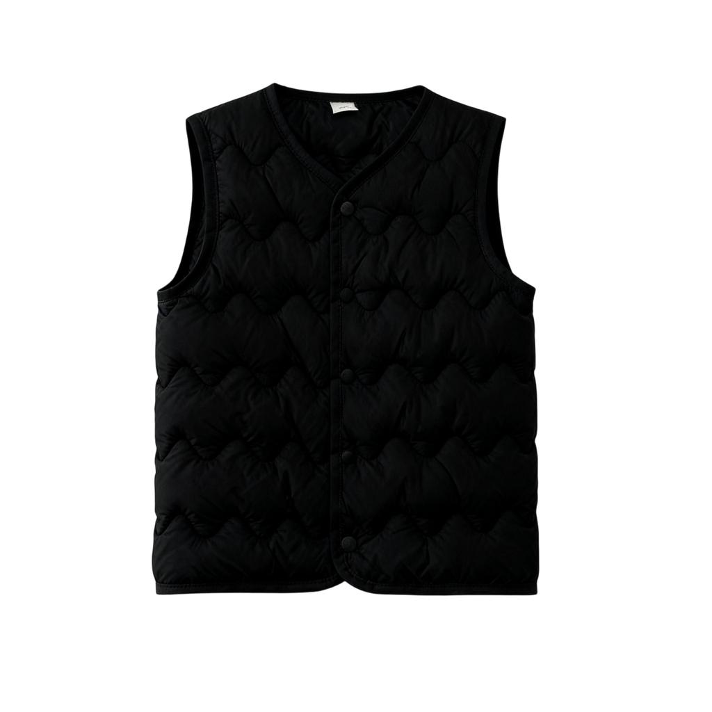 Children's Fashionable Casual Hooded Vest Jacket