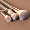 HMU Hot Selling Make up Brushes Black Gold Manufacturers OEM 7 10 15 Pcs Makeup Brush Set With Case
