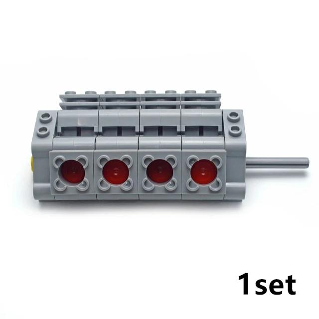 Technical Motor Parts Building Block Compatible Technical Mechanical Group MOC PF Power Function Upgrade XL-M-Servo Motor Leduo