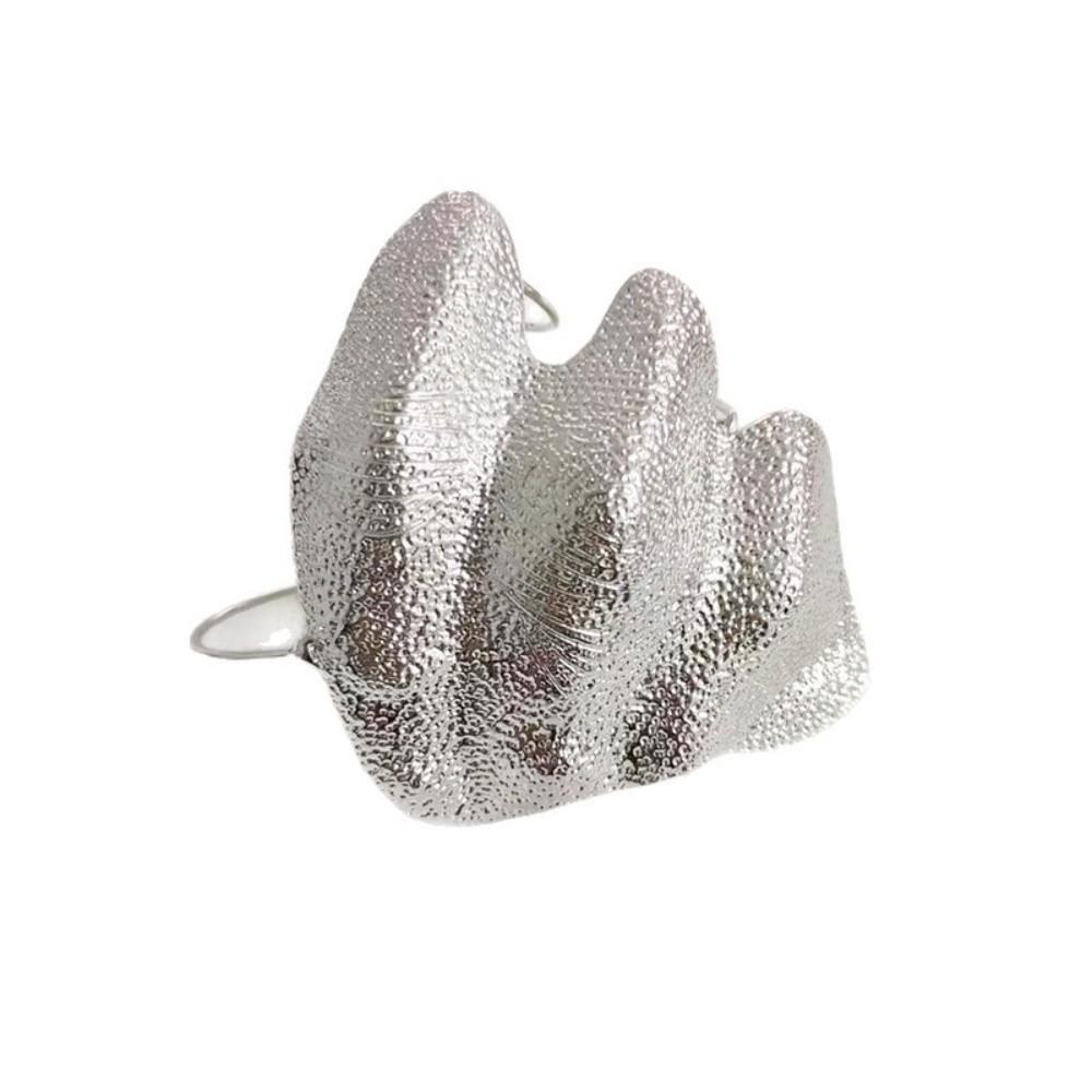 Minimalist Style Knuckle Ring Irregular Design Joint Ring Unique Pleated Ring for Unisex Wear