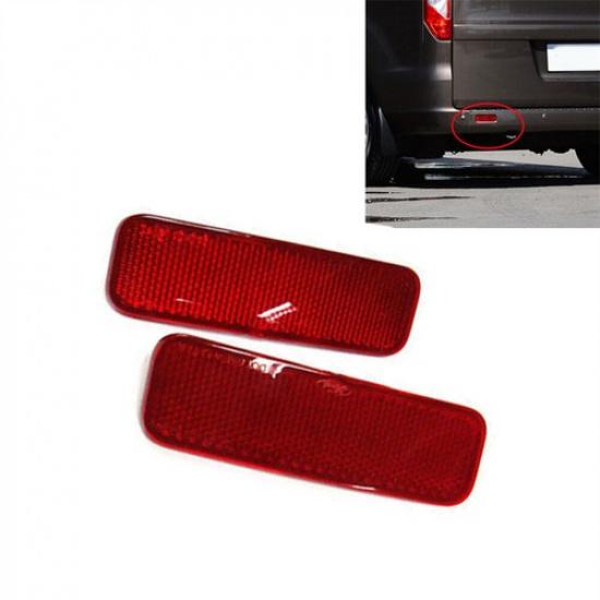 

2X Rear Bumper Reflector Light For Ford Transit Van 2013-UP BK21-515C0-AA