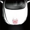 Flame Pattern Car Stickers Waterproof Motorcycle Auto Door Body Decals For Honda Shadow VT750 Motorcycle Decoration Accessories