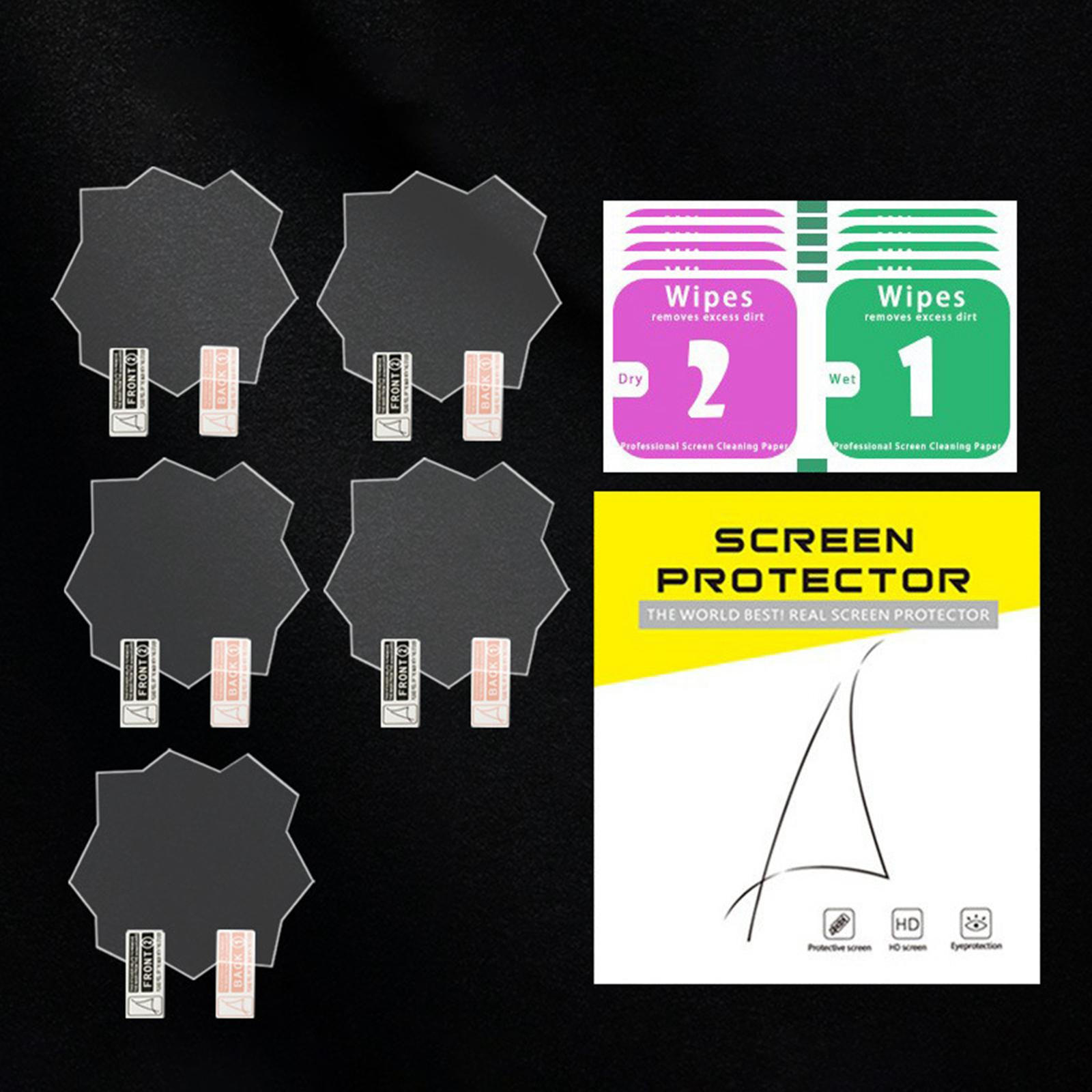 

5 штук Защитная пленка для экрана Прозрачная Полная Защита от царапин Ударопрочная Чувствительная к касанию Аксессуары Простота использования Замена Anti Scratch Film