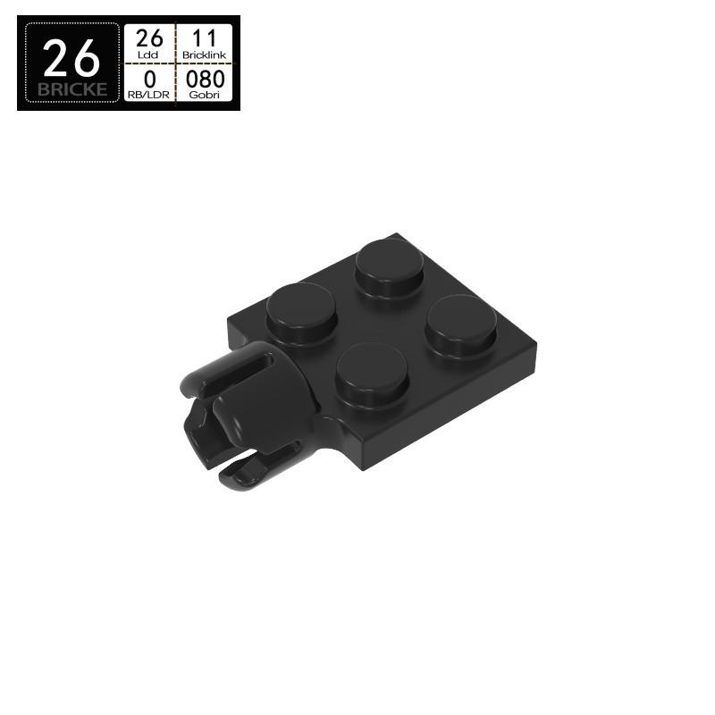 

Кирпич Гость BRICKE 3730: Тонкая пластина 2x2 с шаровым шарниром, Строительные блоки, совместимые с LEGO, для MOC Piece чёрный