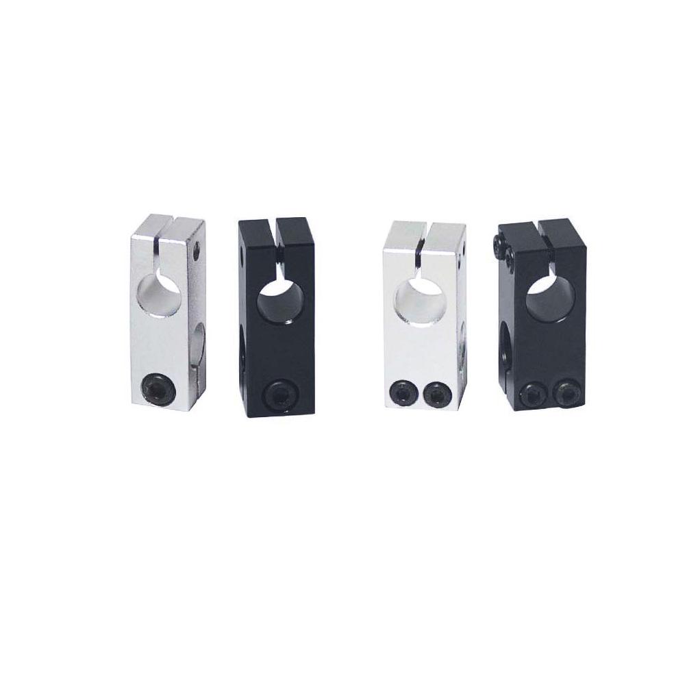 Steel CNC Optical Axis Fixing Clamp - Vertical Cross Connector with Single Row Screws
