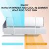 Adjustable Air Conditioner Wind Deflector Shield ABS Honeycomb Universal Wall Mounted AC Vent Cover