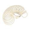 White Plastic Bracelet Sizer Lightweight Design Accurate Measurement Measuring Tool Plastic Adjustable Tool Jewelry Gauge