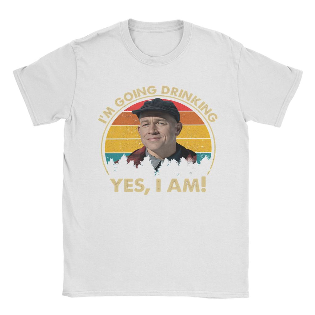 Charlie Hunnam Ed Gein Im Going Drinking Yes I Am Christmas Tee Shirt for Men Women Graphic Print T Shirts  100% Cotton Clothes