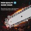 388V 3000W 6 Inch Mini Electric Chain Saw With 2Pcs Battery Woodworking Pruning Chainsaw One-handed Garden Logging Power