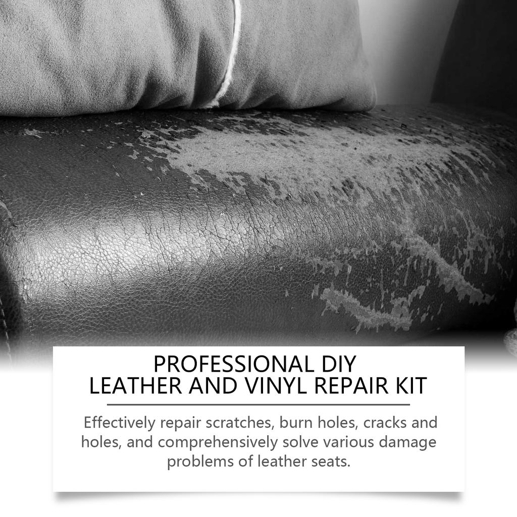 100ml Car Care Kit Liquid Leather Skin Refurbish Repair Tool Auto Seat Sofa Coats Holes Scratch Cracks Restoration Black/White