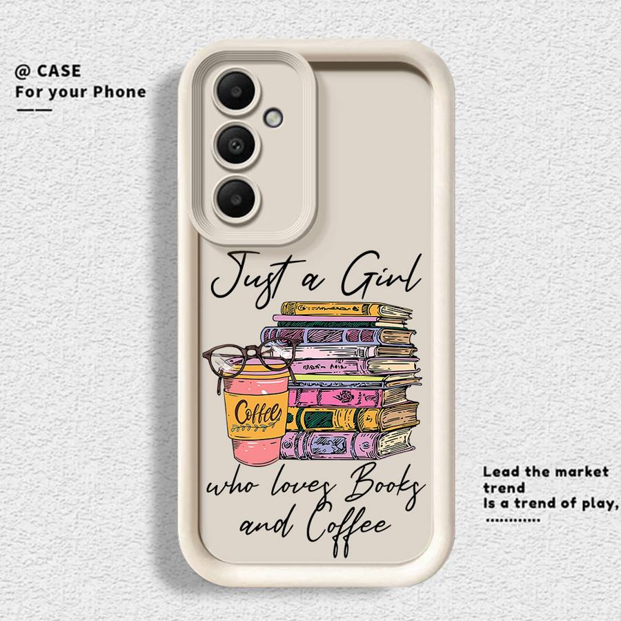 

Чехол-книжка для Samsung Galaxy A26 A32 A34 A53 A54 A15 A16 A51 A73 A35 A36 A23 A12 A13 A71 A72 A56 С узором в виде книги Galaxy A52