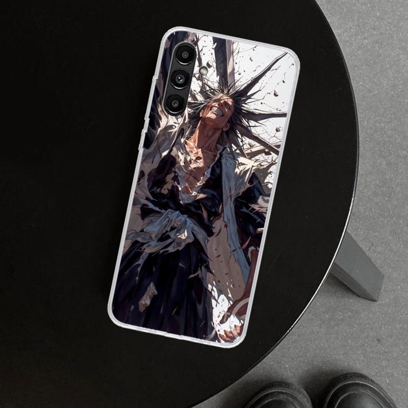 Zaraki Kenpachi Bleach Phone Case Cover for Samsung Galaxy A17 A16 A26 A36 A56 A57 A37 A15 A25 A35 A55 A14 A24 A34 A54 A13 A23 A