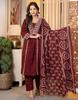 Indian Women Cotton Designer Kurta Pant Dupatta Set Bollywood Top Tunic Kurti Salwar Suit