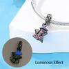 Copperhappy Halloween Series Luminous Horror Pumpkin Charms Fit Original Women'S Bracelet Diy Simple Gift