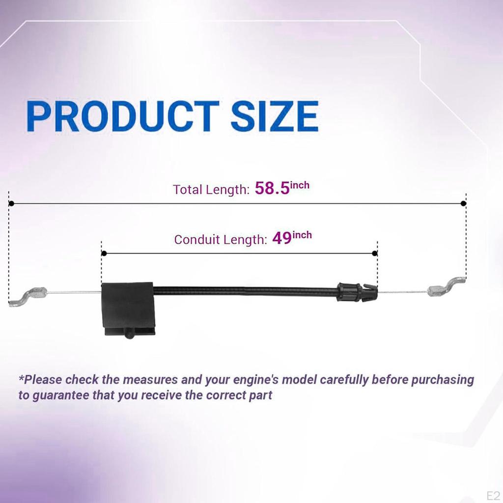 Brake Cable for Lawn Mower 290-935 Accessory Replacing Premium Spare Part 1048677 104-8677 20072