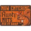 Funny Do Not Disturb Sign Metal Plate 20x30 Cm for Home Office Door Wall Decor