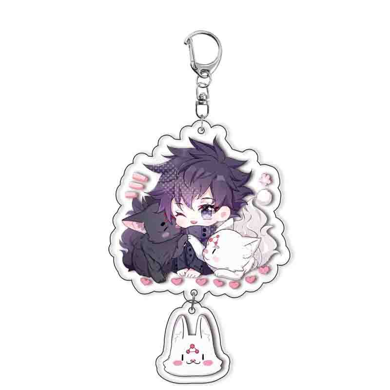 Cartoon Jujutsu Kaisen Acrylic Keychain Pendant Anime Peripheral Itadori Yuji Fushiguro Megumi Kugisaki Nobara Satoru Gojo Pendant Keyring