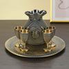 Conjunto de Vinho Vintage de Alta Qualidade Taça de Vinho de Alto Valor Taça de Brinde de Casamento Conjunto de Vinho Decorativo para Sala de Estar Doméstica Acessórios de Bar