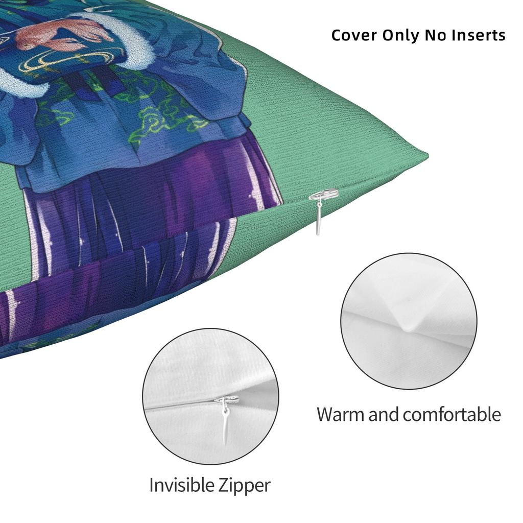 Weiche Maomao Die Apotheker-Tagebücher Kissenbezug Polyester Kissenhülle Deko Manga Anime Kissenbezug Hülle Zuhause Dropshipping