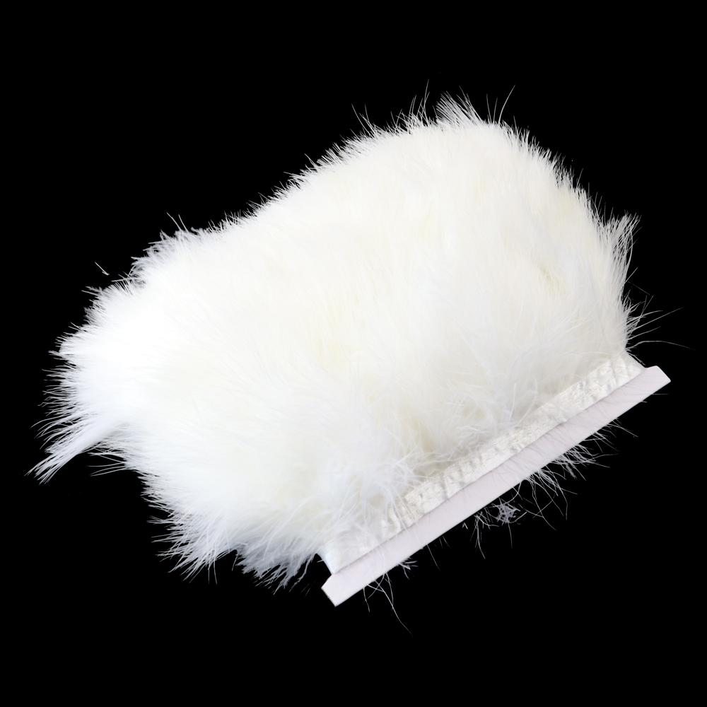 1Meter Fluffy Turkey Feathers Trim Fringe Ribbon 8-10Cm Marabou Feather For Craft Fringe Sewing Wedding Party Clothing Dress