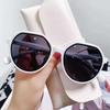 Authentic Round Sunglasses Thick Frame Sun Glasses Classic Geometric Shades Unisex Vintage Eyewear Outdoor Driving Goggles