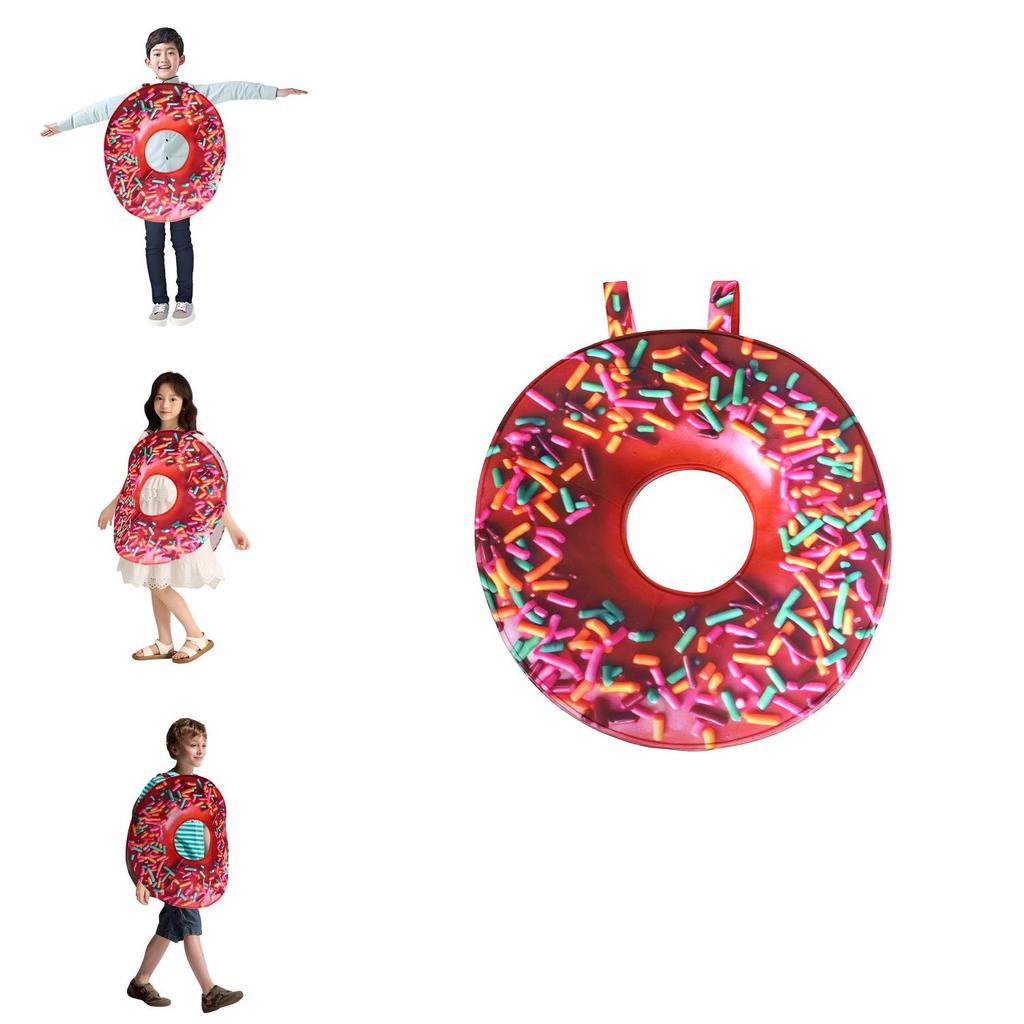 Donut Kinderkostüm Halloween Cosplay Outfit Mit Polyester Material Für Rollenspiel Partys