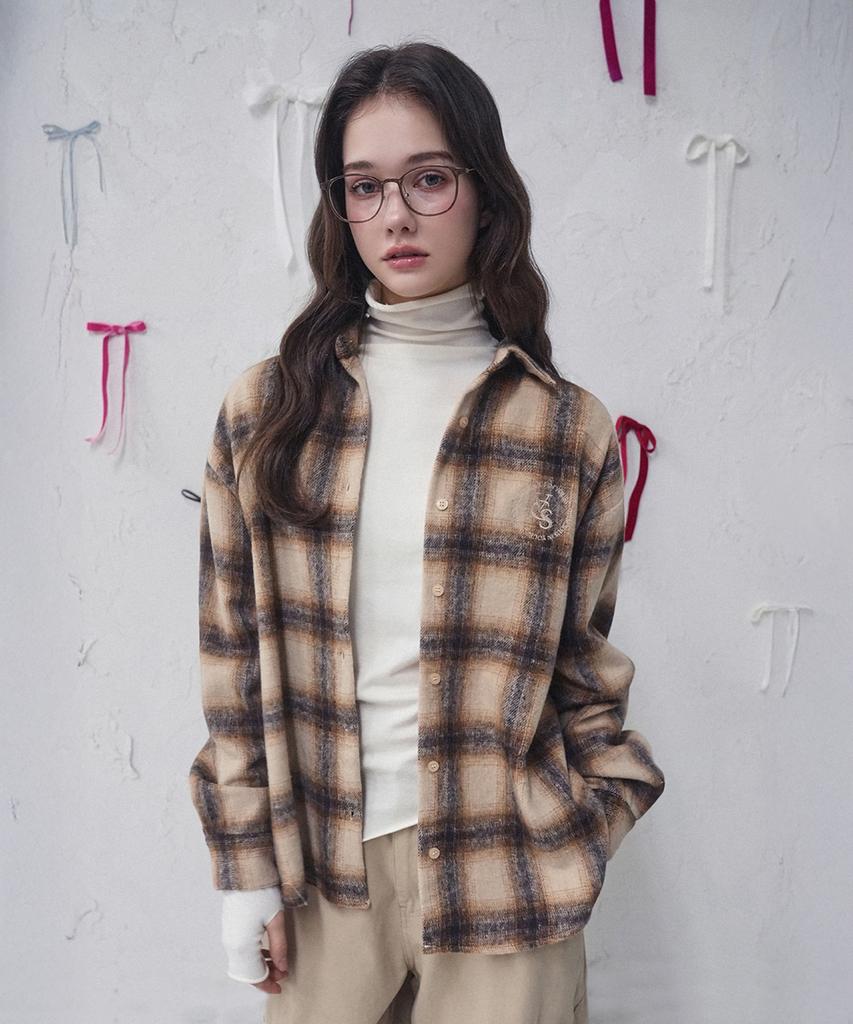 VIVACIOUS Rosewood Check Shirt White
