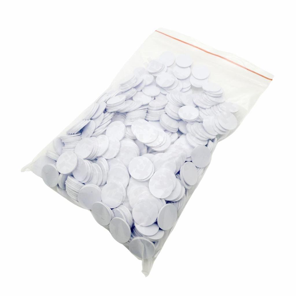 13mm Mini NFC NTAG213 Round RFID Tag - Anti-Counterfeiting, Read/Write Enabled