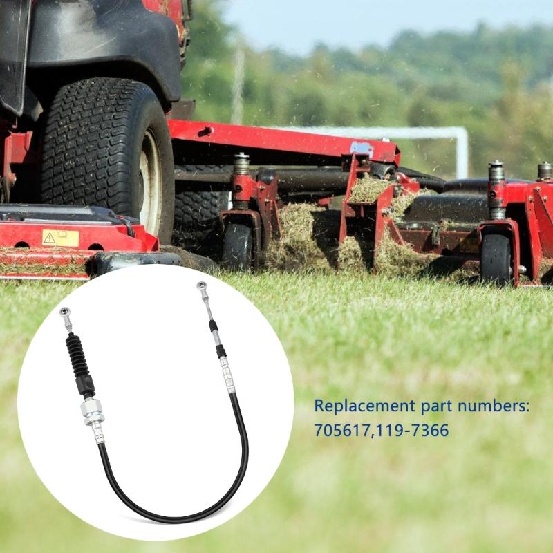 Durable Lawn Mower Steering Control Cable for Grandstand Series 48 52 60 Premium Wear Resistant Material 705617 1197366